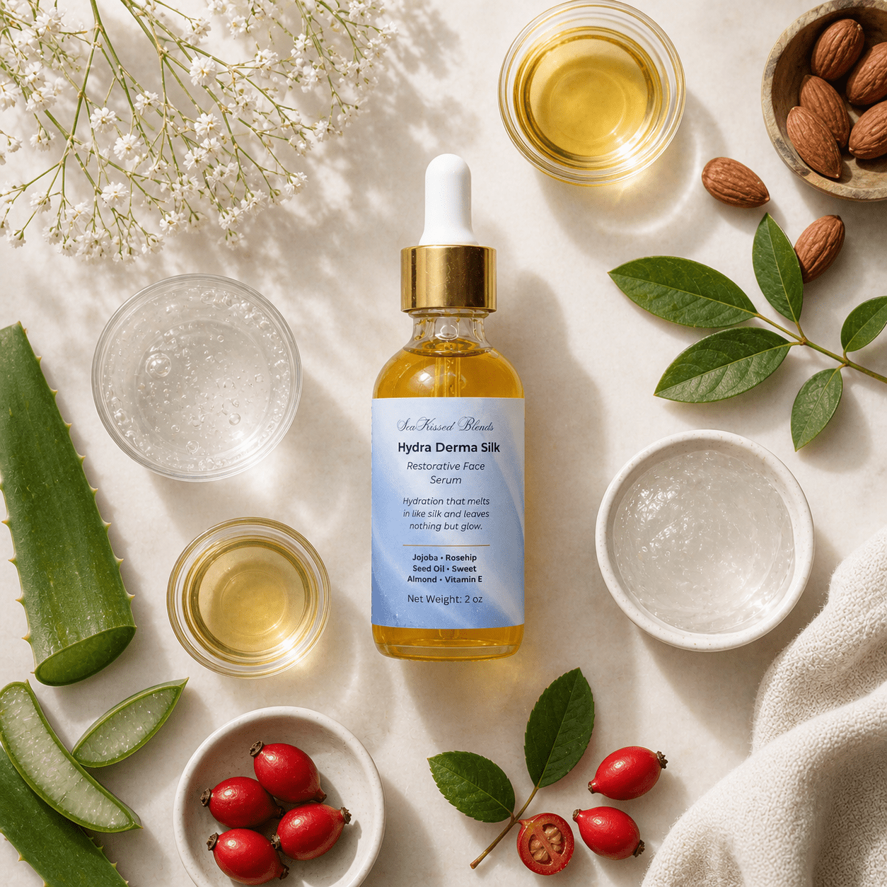 Hydra Derma Silk Face Oil