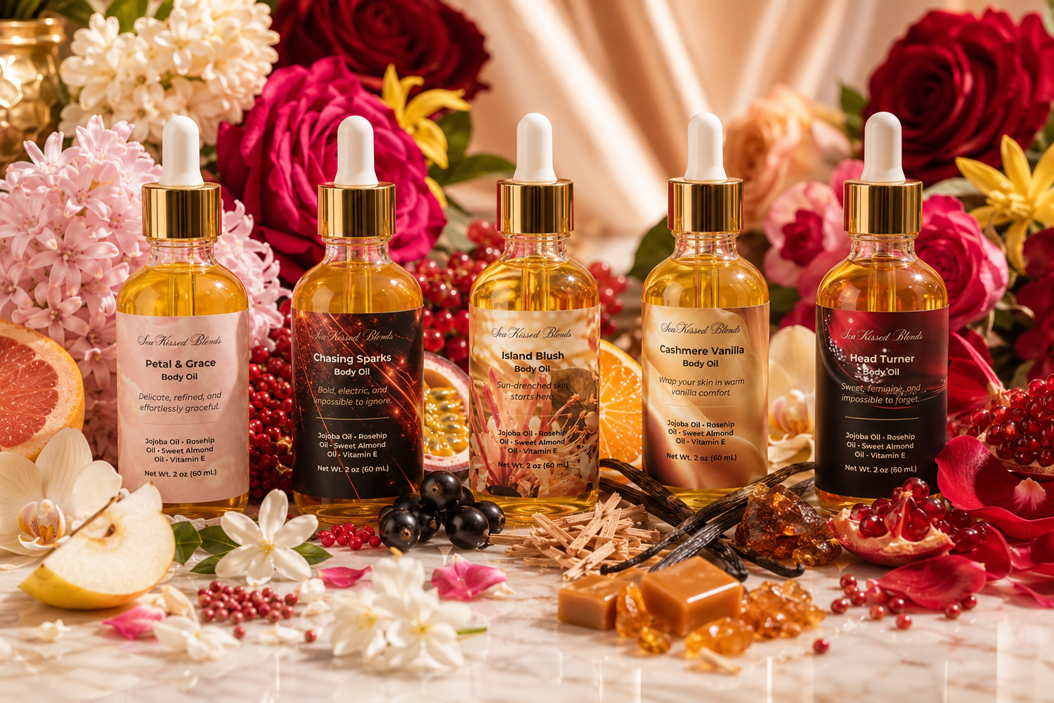 The Golden Touch Body Oil Collection