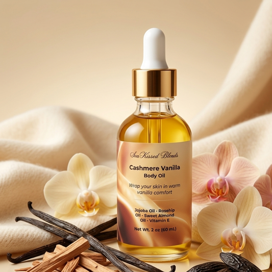 Cashmere vanilla body oil
