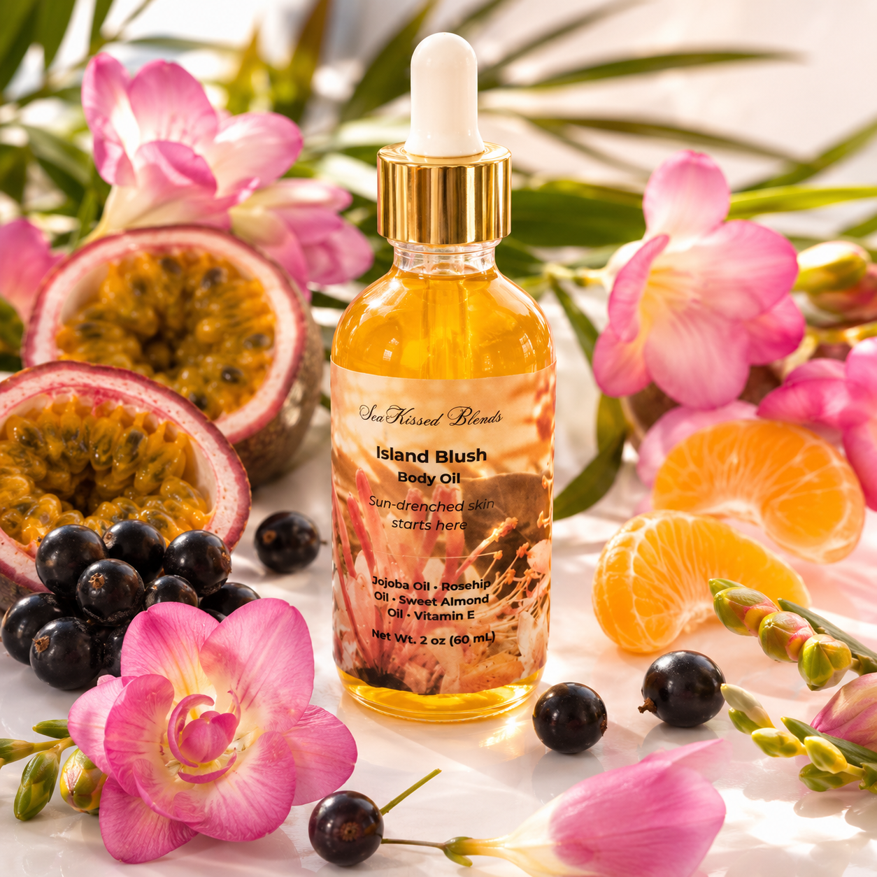 Island Blush Body Oil